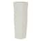 White Ceramic Contemporary Vase, 16&#x22; x 6&#x22; x 6&#x22;